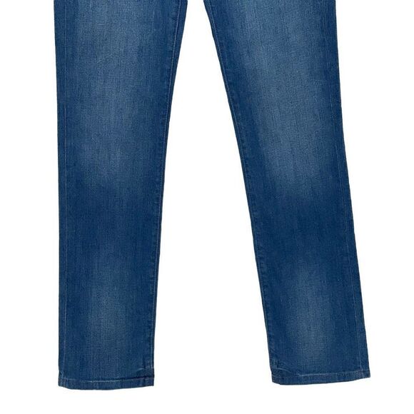 ASOS Denim High Rise Slim Straight Jeans Medium Wash NWT Women US 8 - Picture 3 of 10